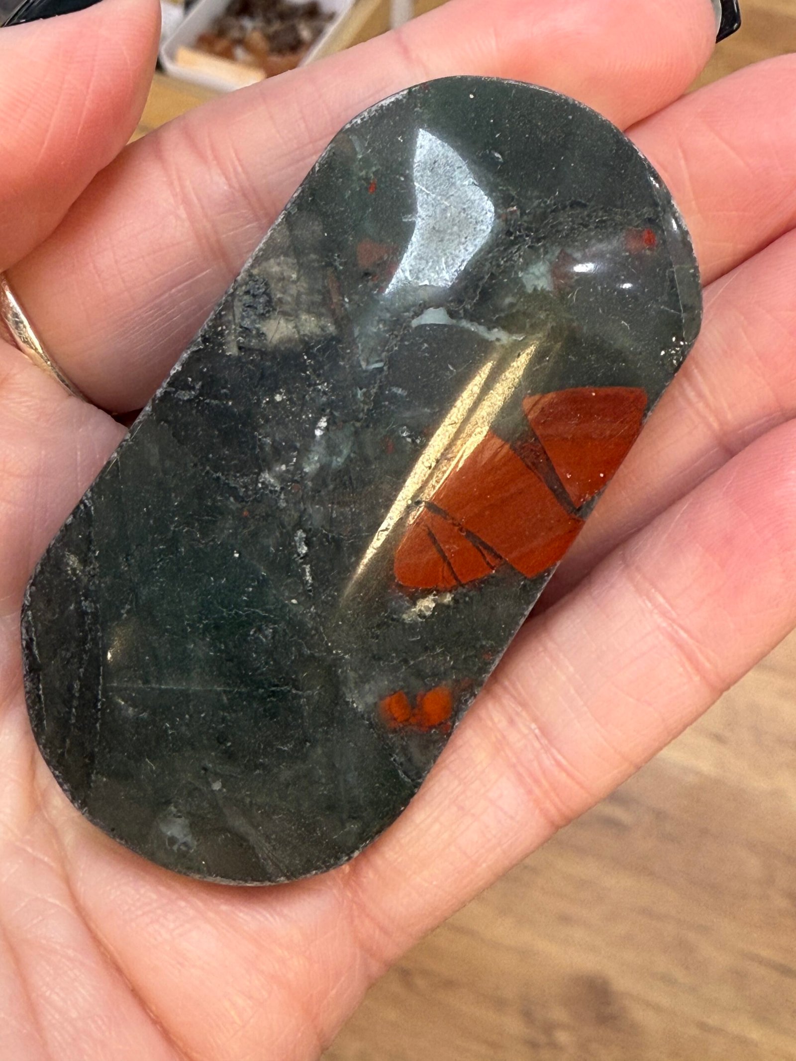 Bloodstone Palm Stone