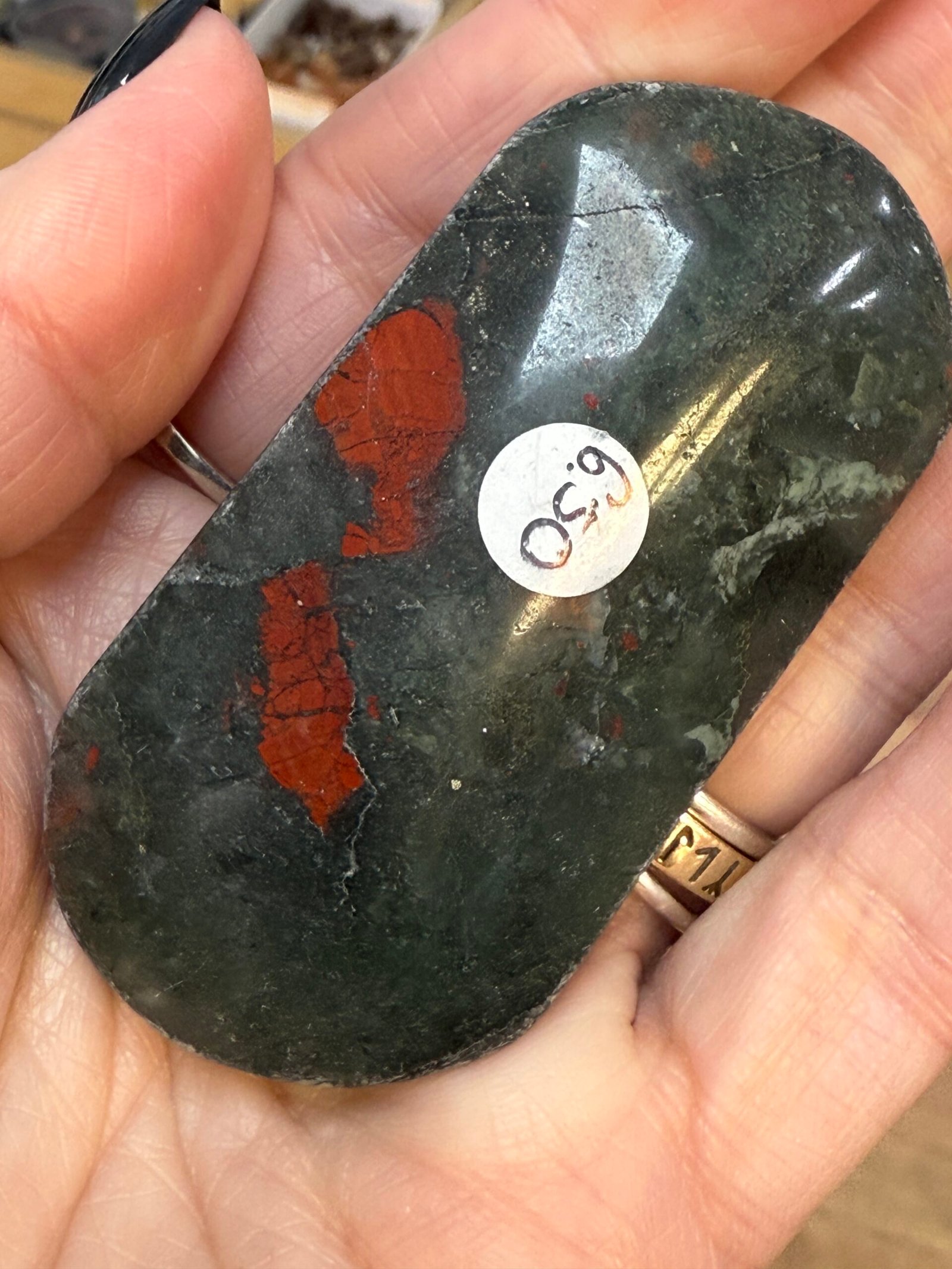 Bloodstone Palm Stone - Image 3