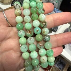 Chrysoprase Bead Bracelet