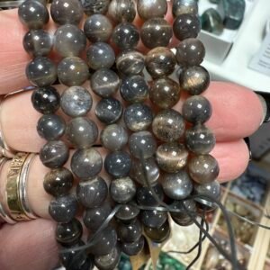 High Quality Black Moonstone Bead Bracelet