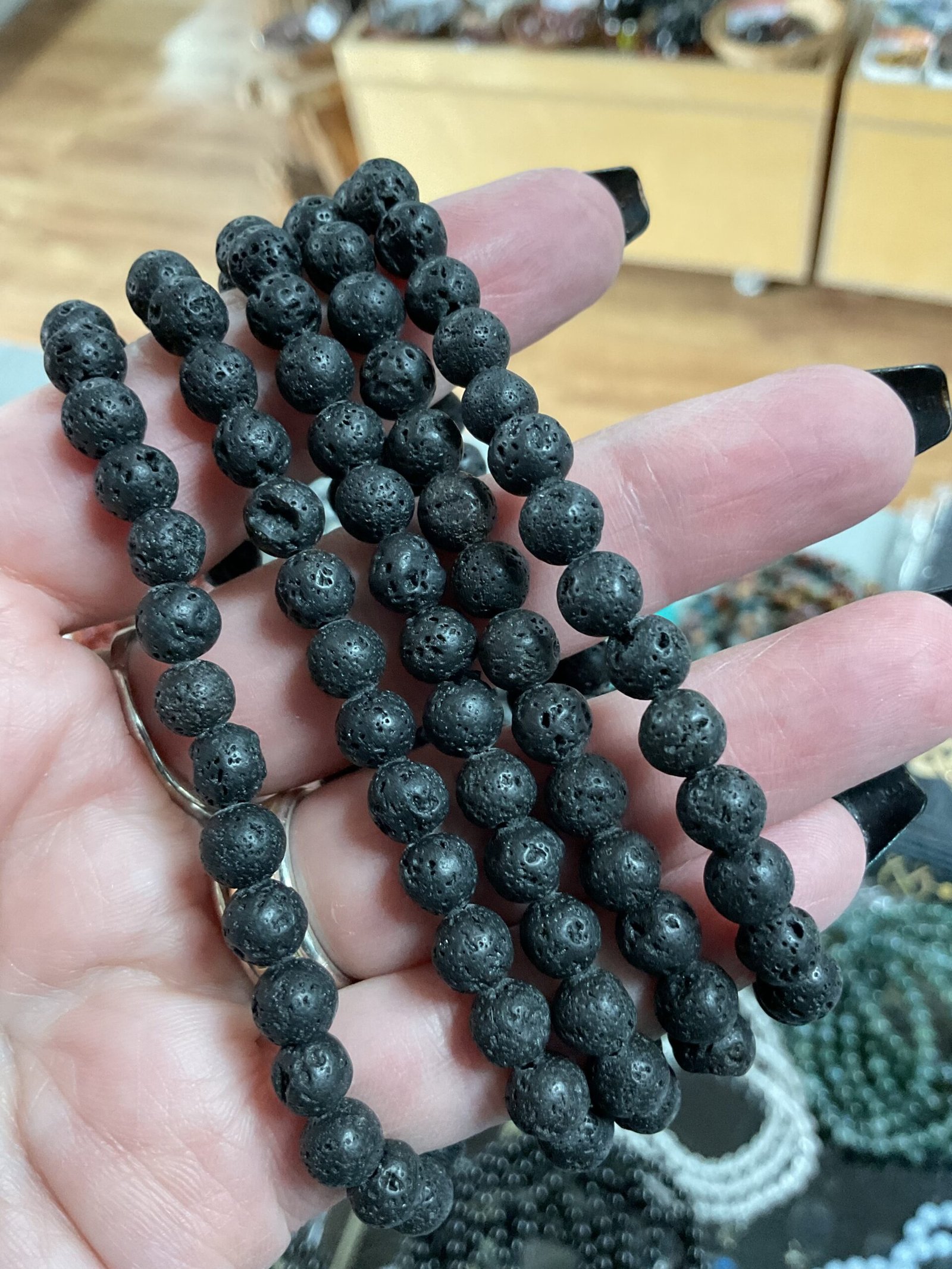 6mm Bead Bracelets- Various - Image 2