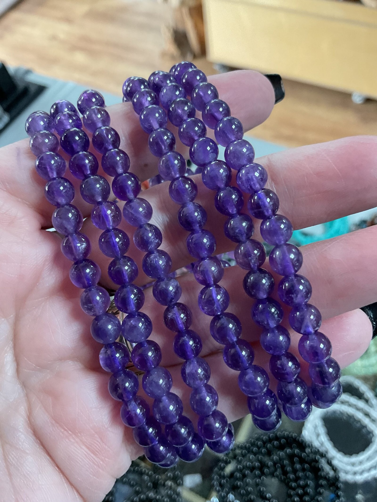 6mm Bead Bracelets- Various - Image 12