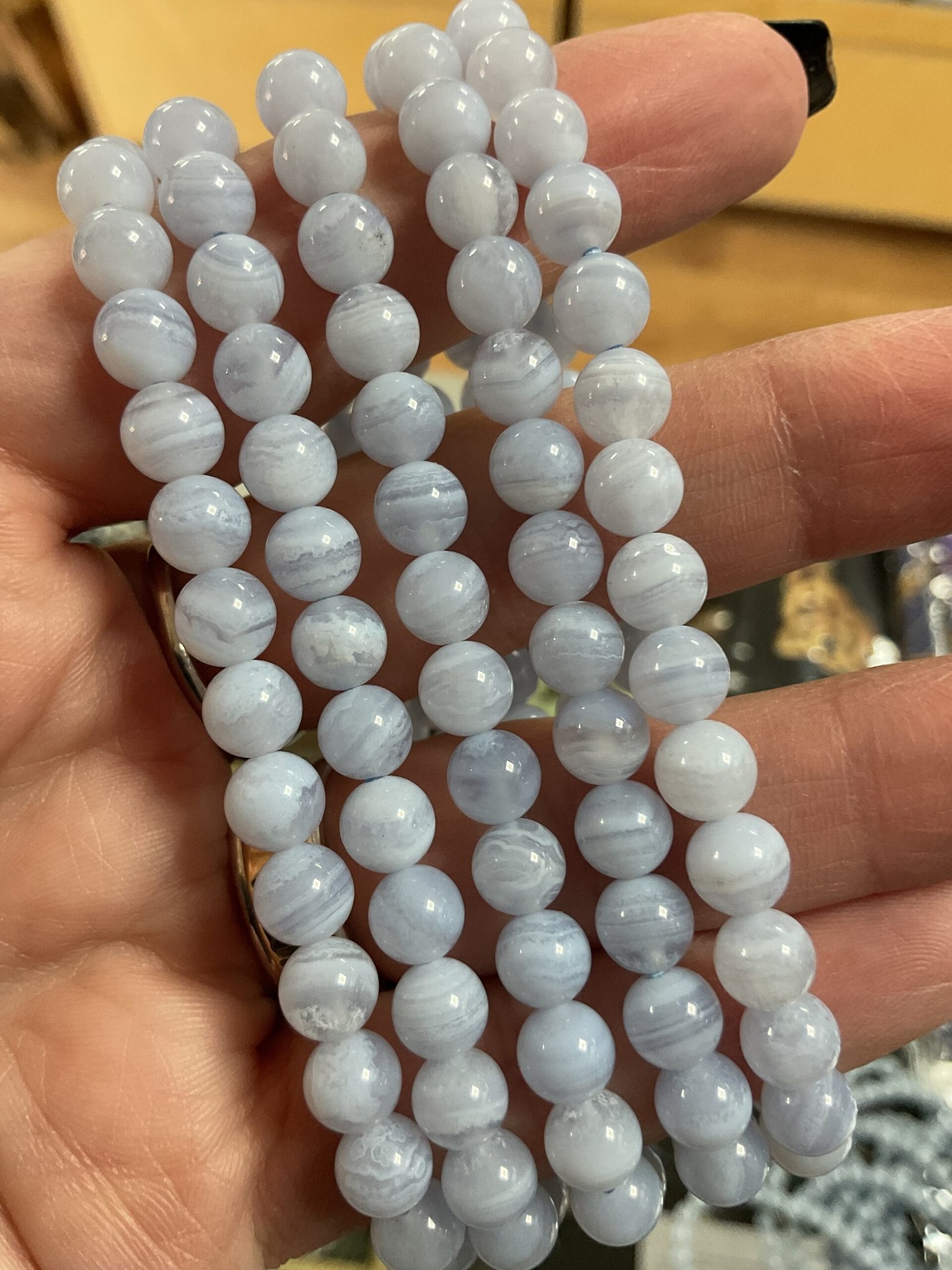 6mm Bead Bracelets- Various - Image 19