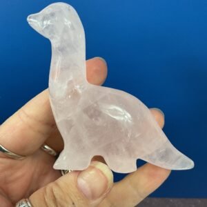 Rose Quartz Dinosaur Carving