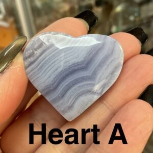 Blue Lace Agate Heart