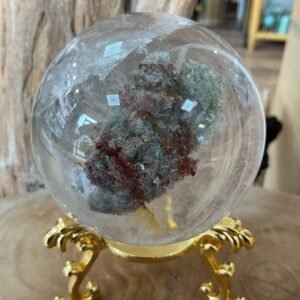 Garden Quartz (Lodolite) Sphere