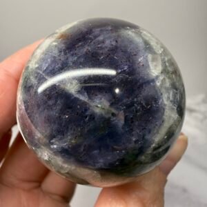 Bloodshot Iolite Sphere