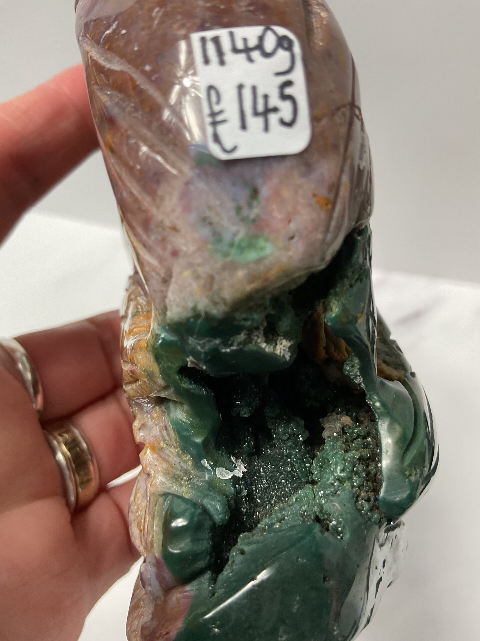 Ocean Jasper Dragon Carving - Image 6
