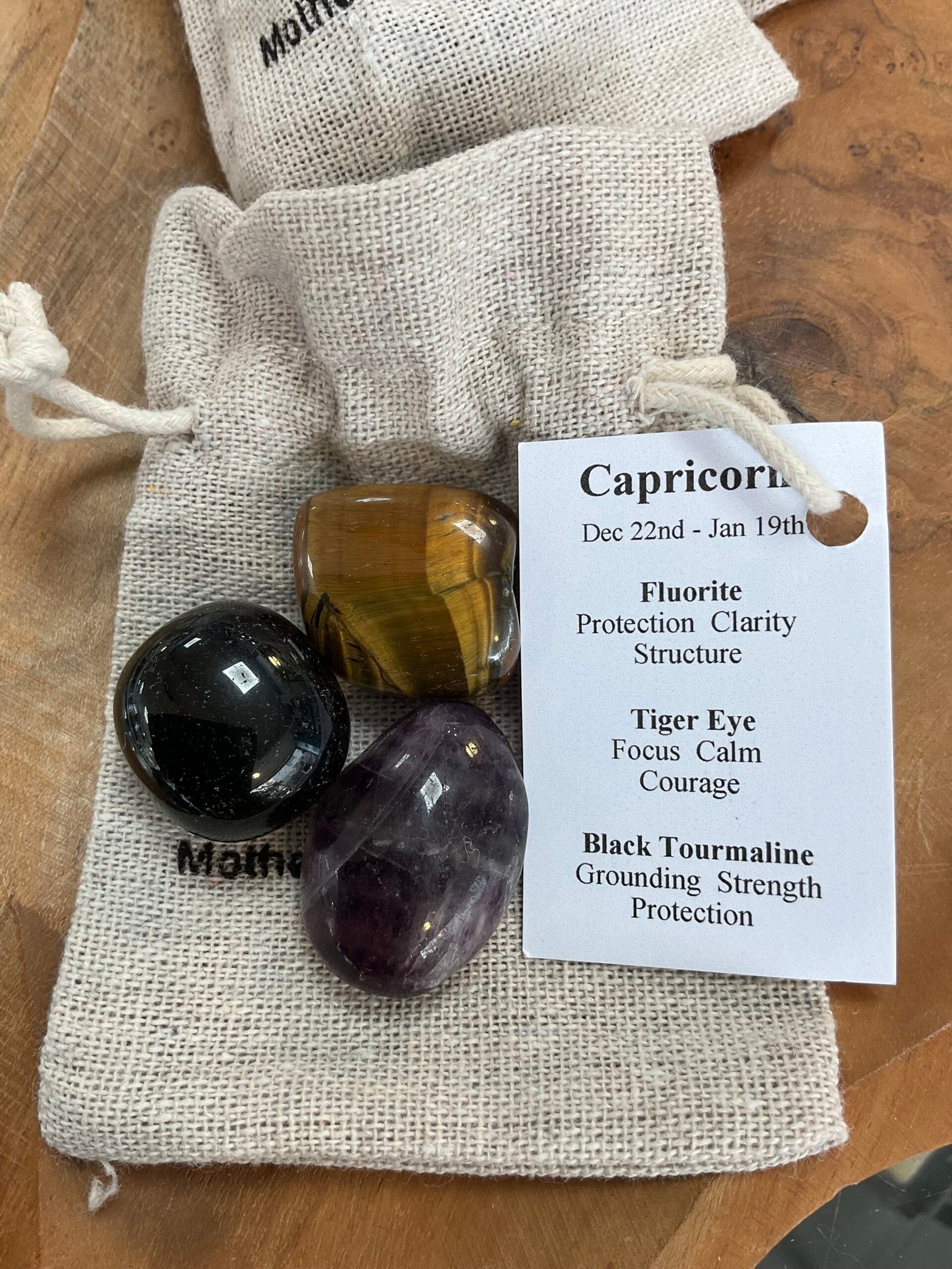 Zodiac Crystals in Drawstring Bag - Image 4