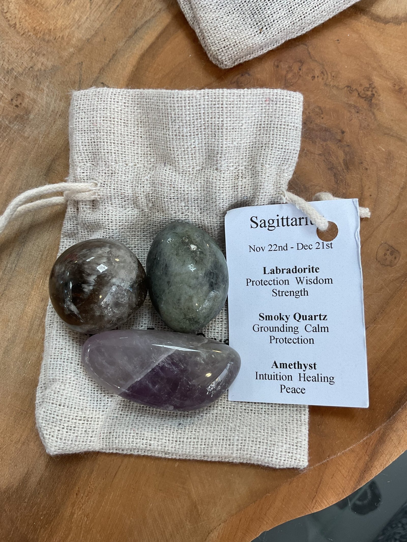 Zodiac Crystals in Drawstring Bag - Image 5