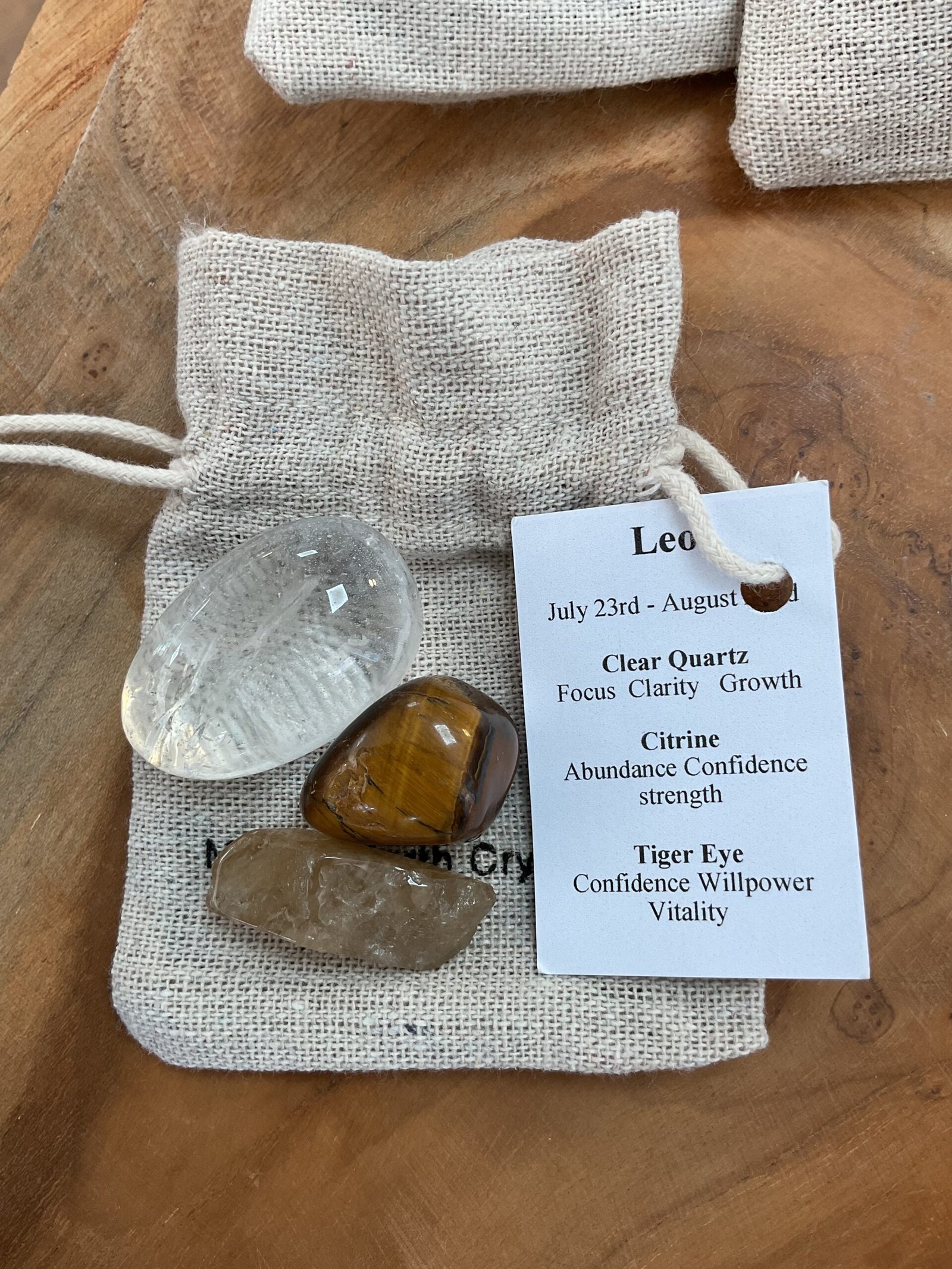 Zodiac Crystals in Drawstring Bag - Image 12