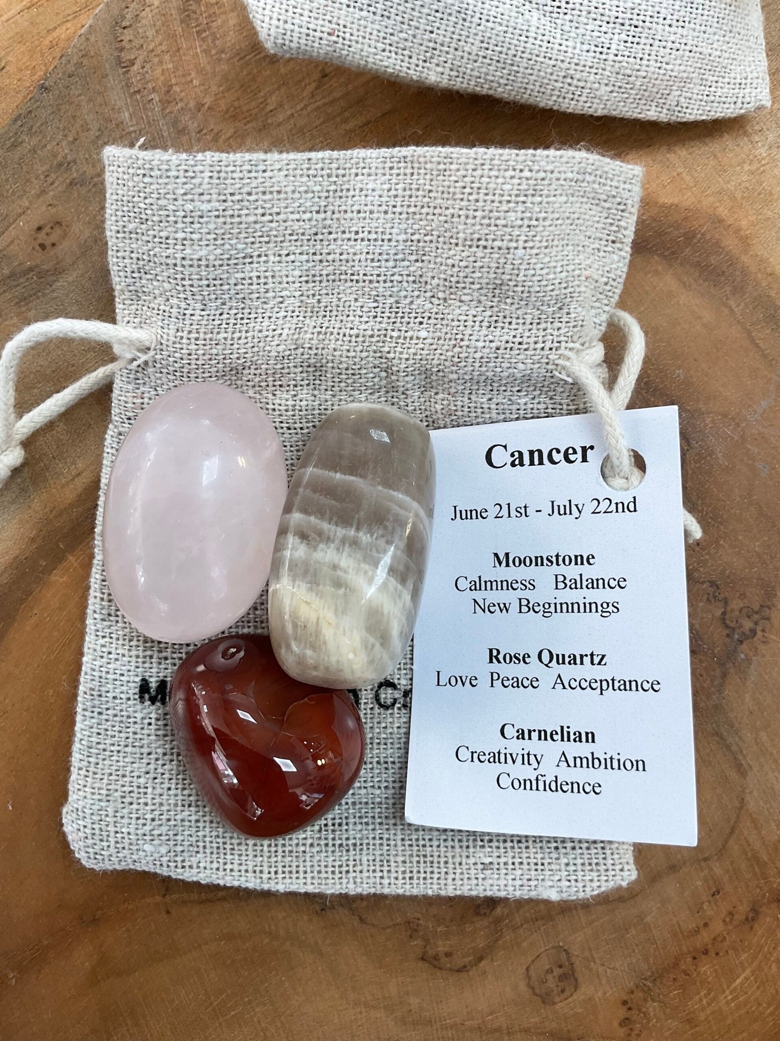 Zodiac Crystals in Drawstring Bag - Image 13