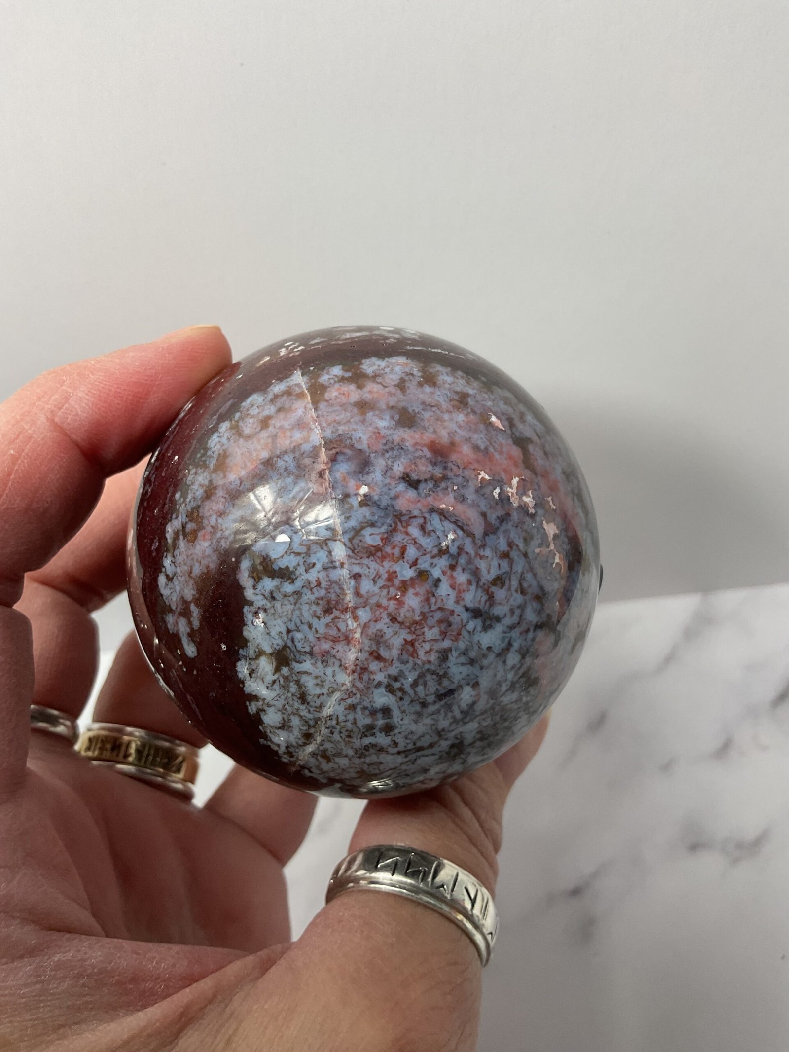 Ocean Jasper Sphere