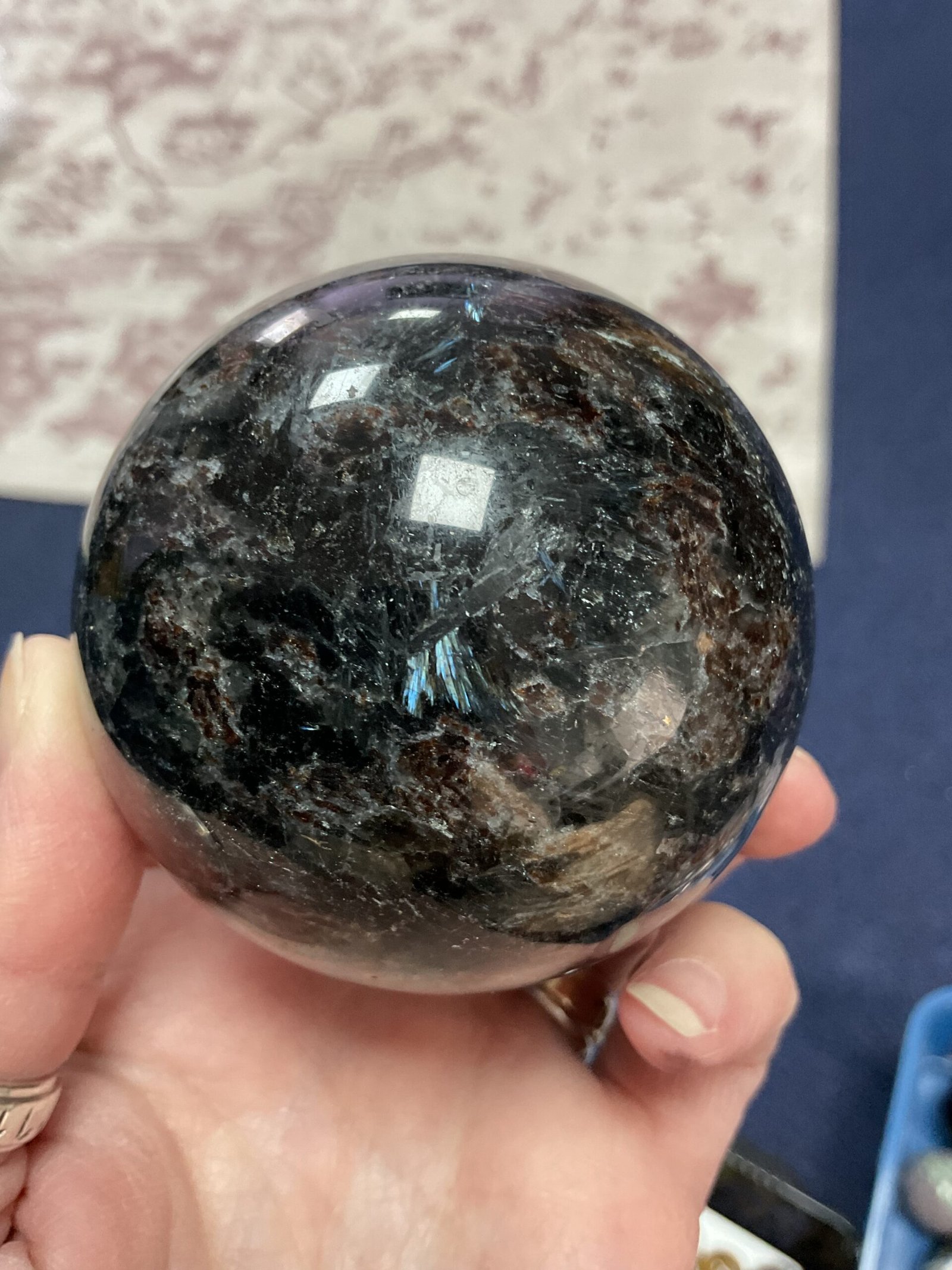 Arfvedsonite Sphere