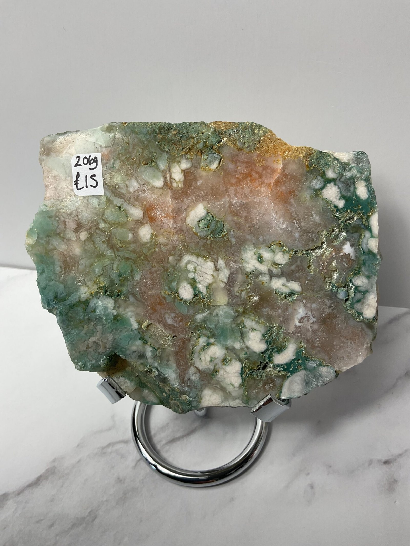 Flower Agate Slice - Image 2