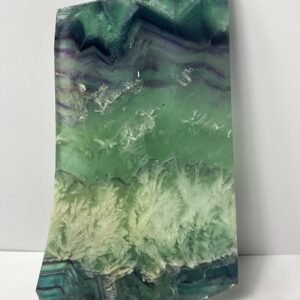 Feather Fluorite Slice