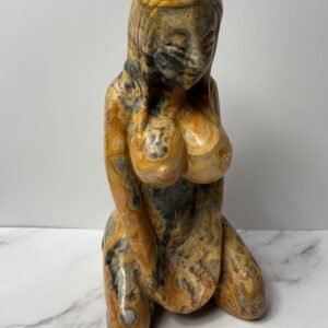 Large Crazy Lace Agate Goddess