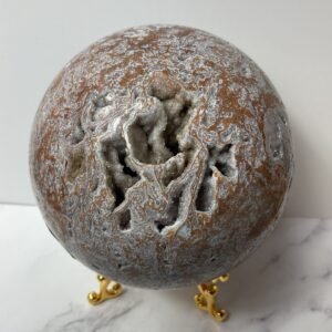 Large Purple Moss Agate Sphere