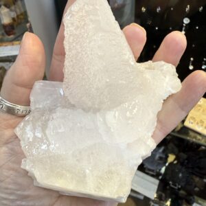 UV Reactive Pink Feather Calcite Specimen