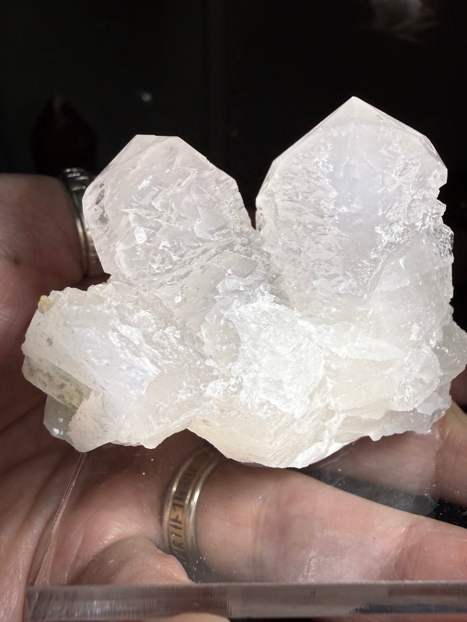 UV Reactive Pink Feather Calcite - Image 5