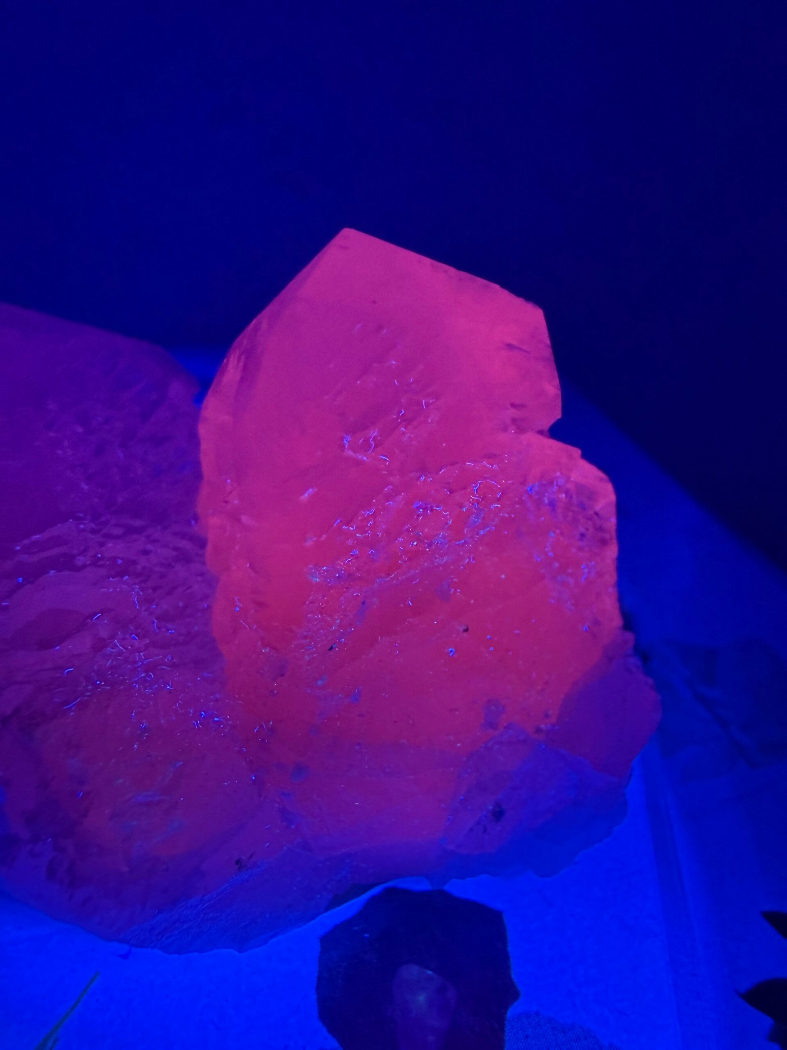 UV Reactive Pink Feather Calcite - Image 6