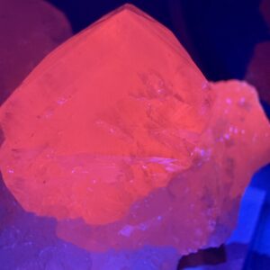 UV Reactive Pink Feather Calcite