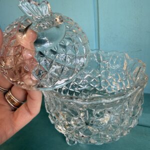 Glass Jar with Butterfly