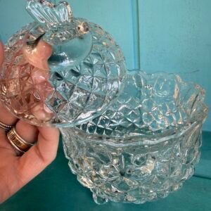 Glass Jar with Butterfly