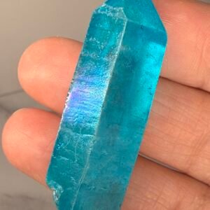 Aqua Aura Quartz Natural Point