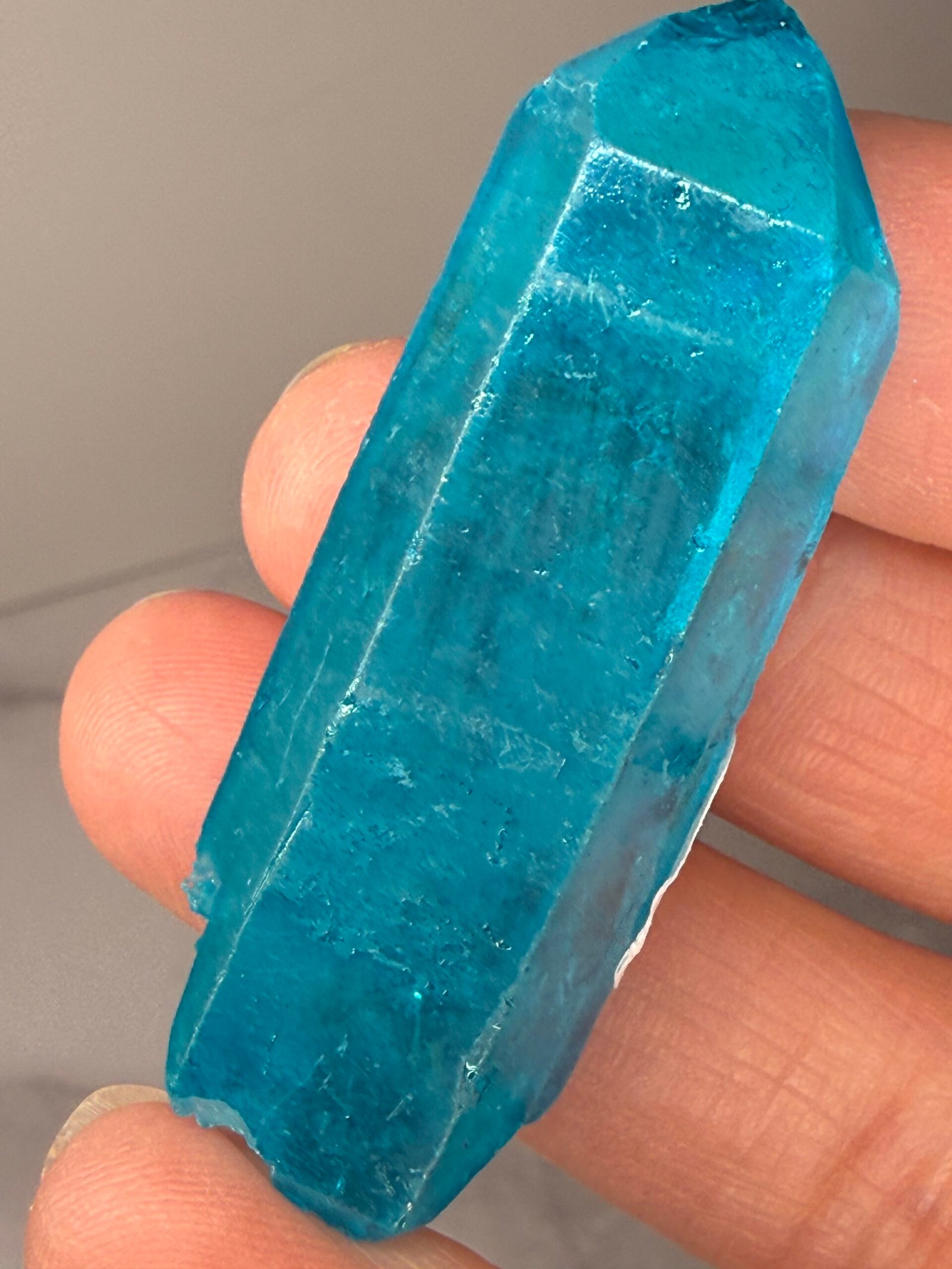 Aqua Aura Quartz Natural Point - Image 3
