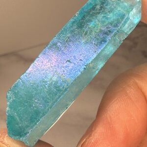 Aqua Aura Quartz Natural Point