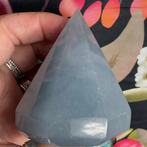 Angelite Diamond Carving
