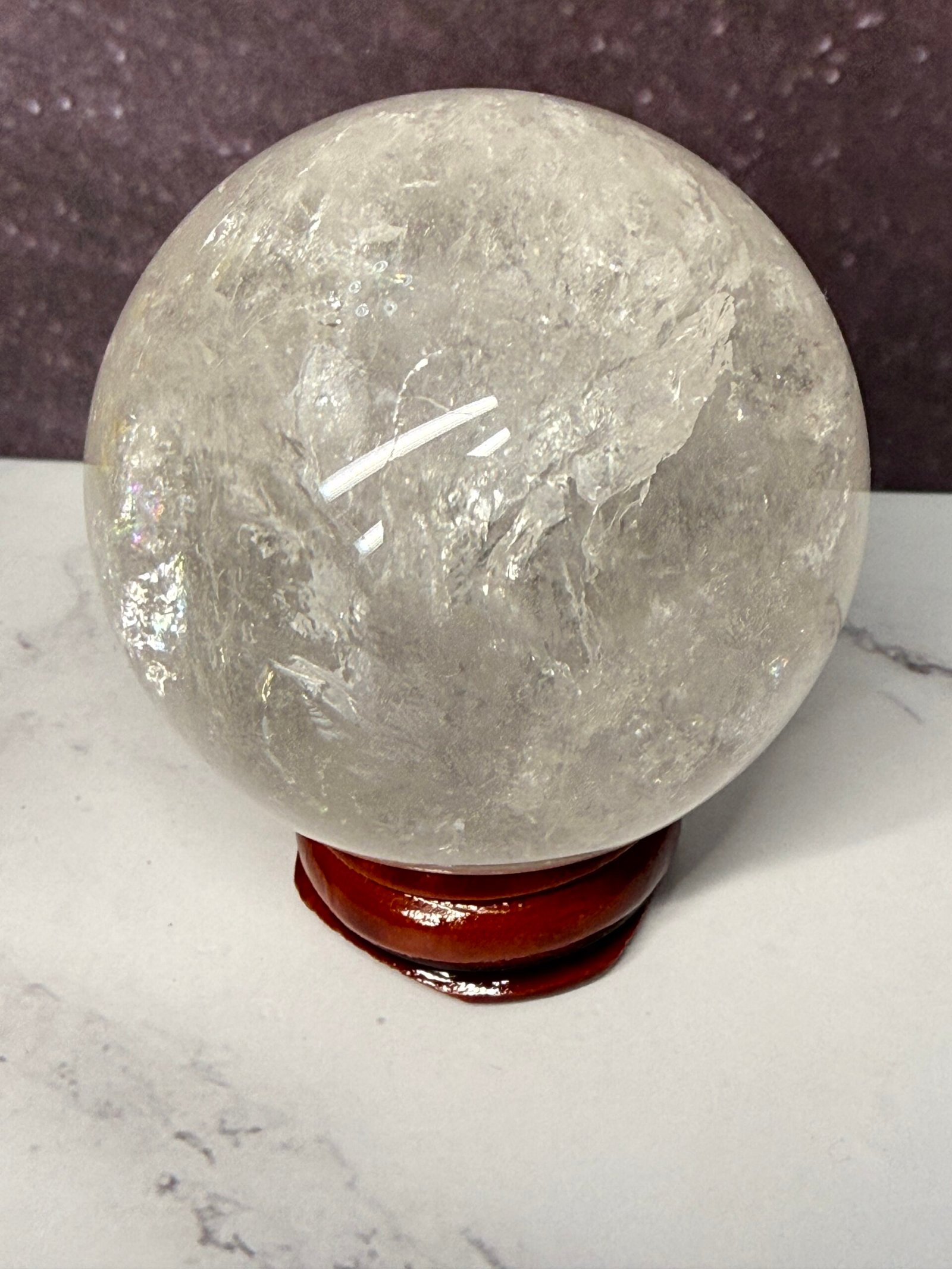 Clear Quartz Sphere - Image 3