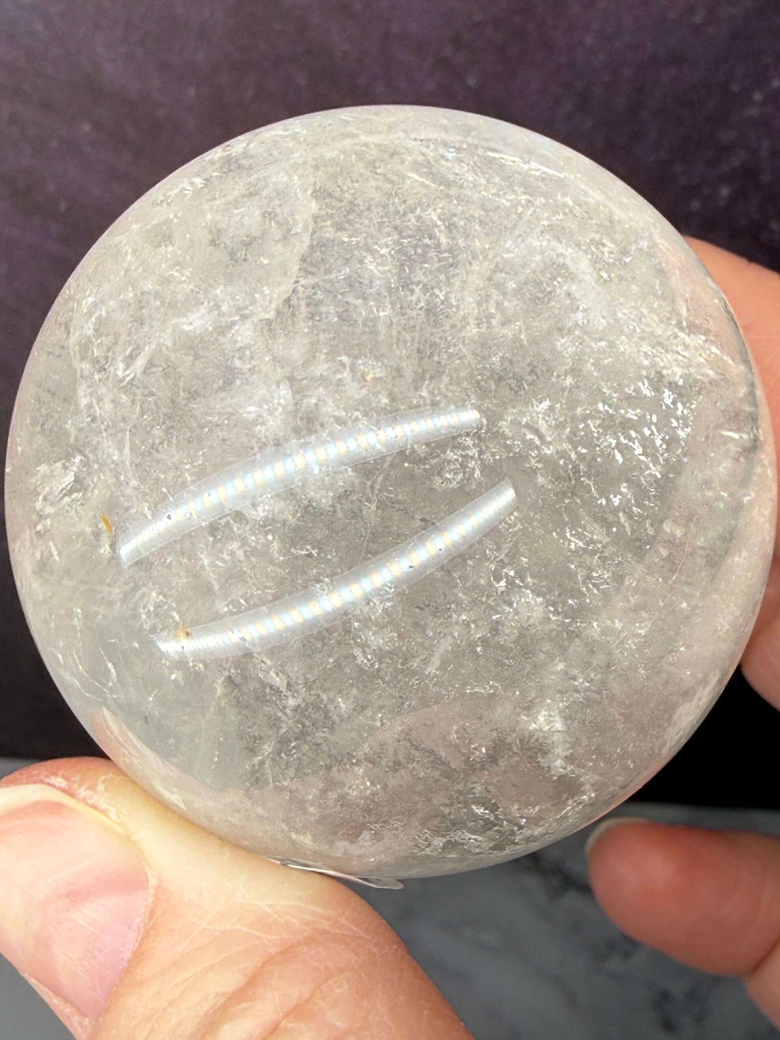 Clear Quartz Sphere - Image 5