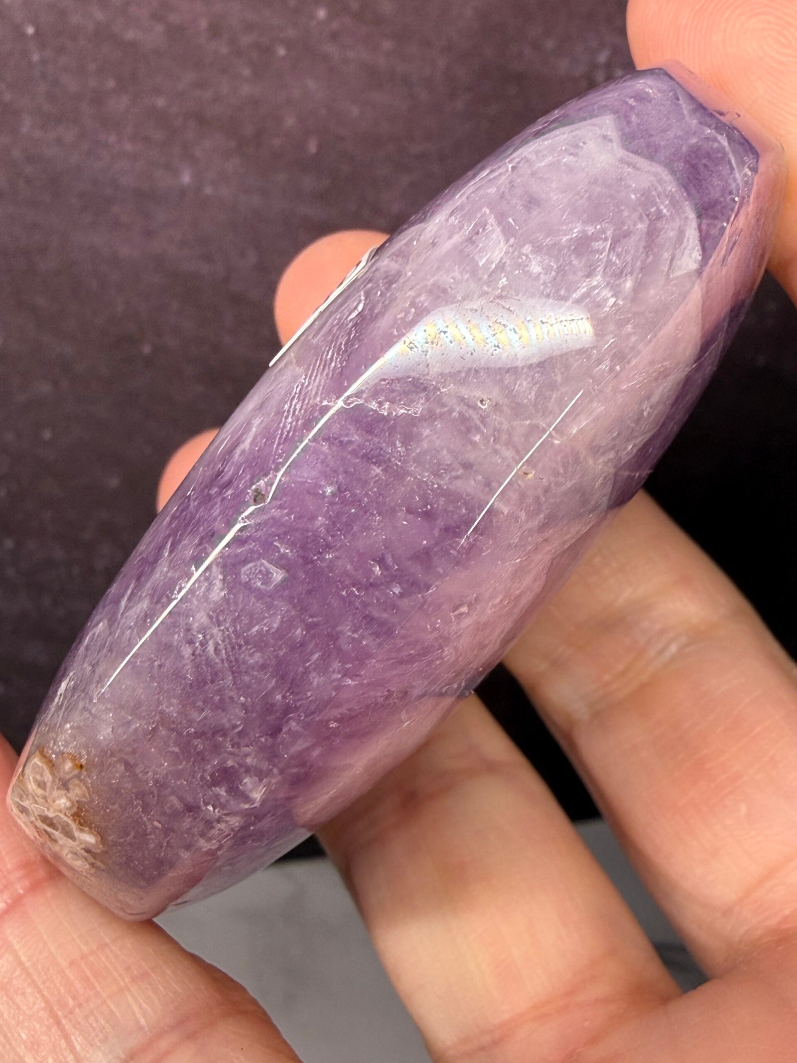 Amethyst and Agate Palm Stone - Image 5