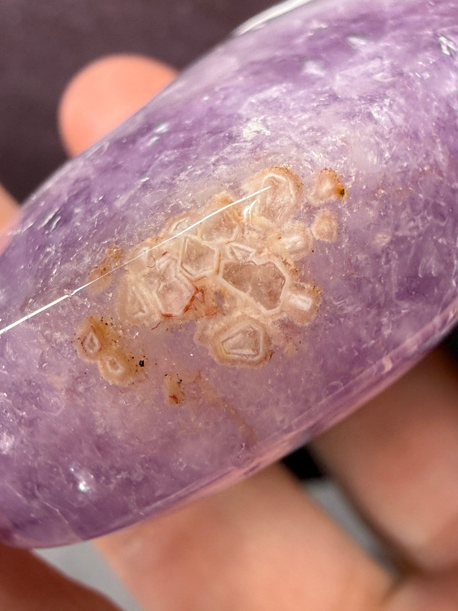 Amethyst and Agate Palm Stone - Image 6
