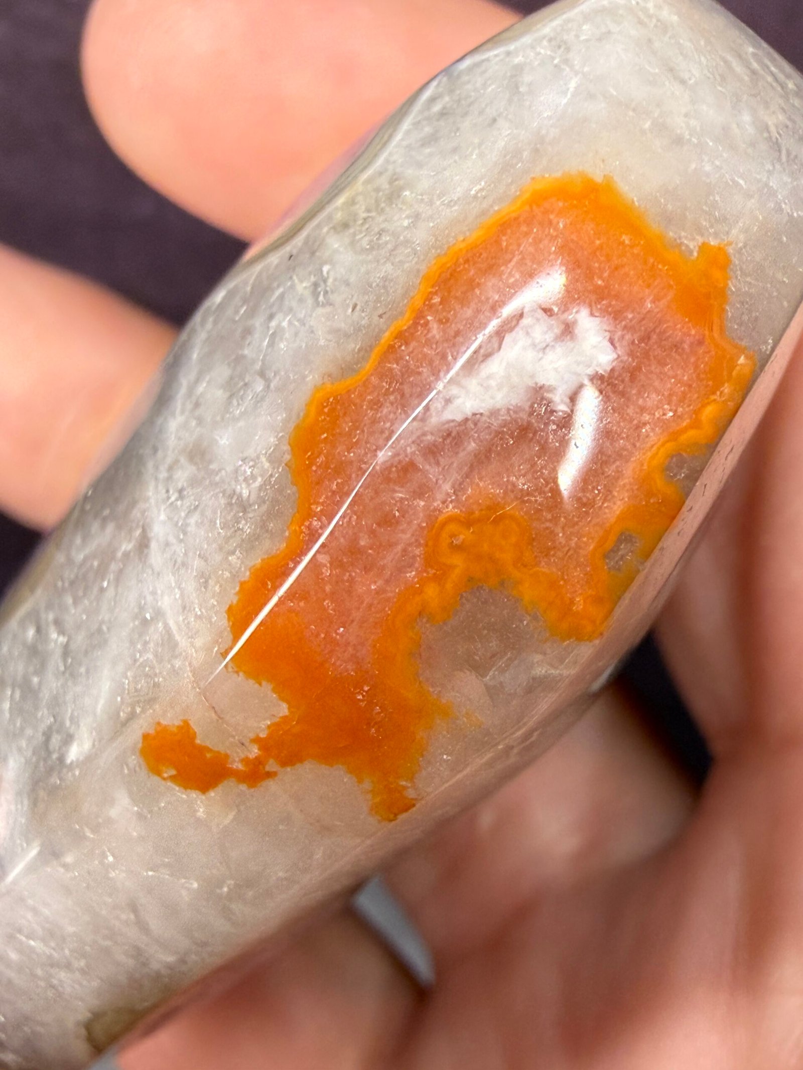 Amethyst and Agate Palm Stone - Image 7