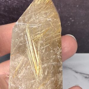Rutilated Quartz Tower