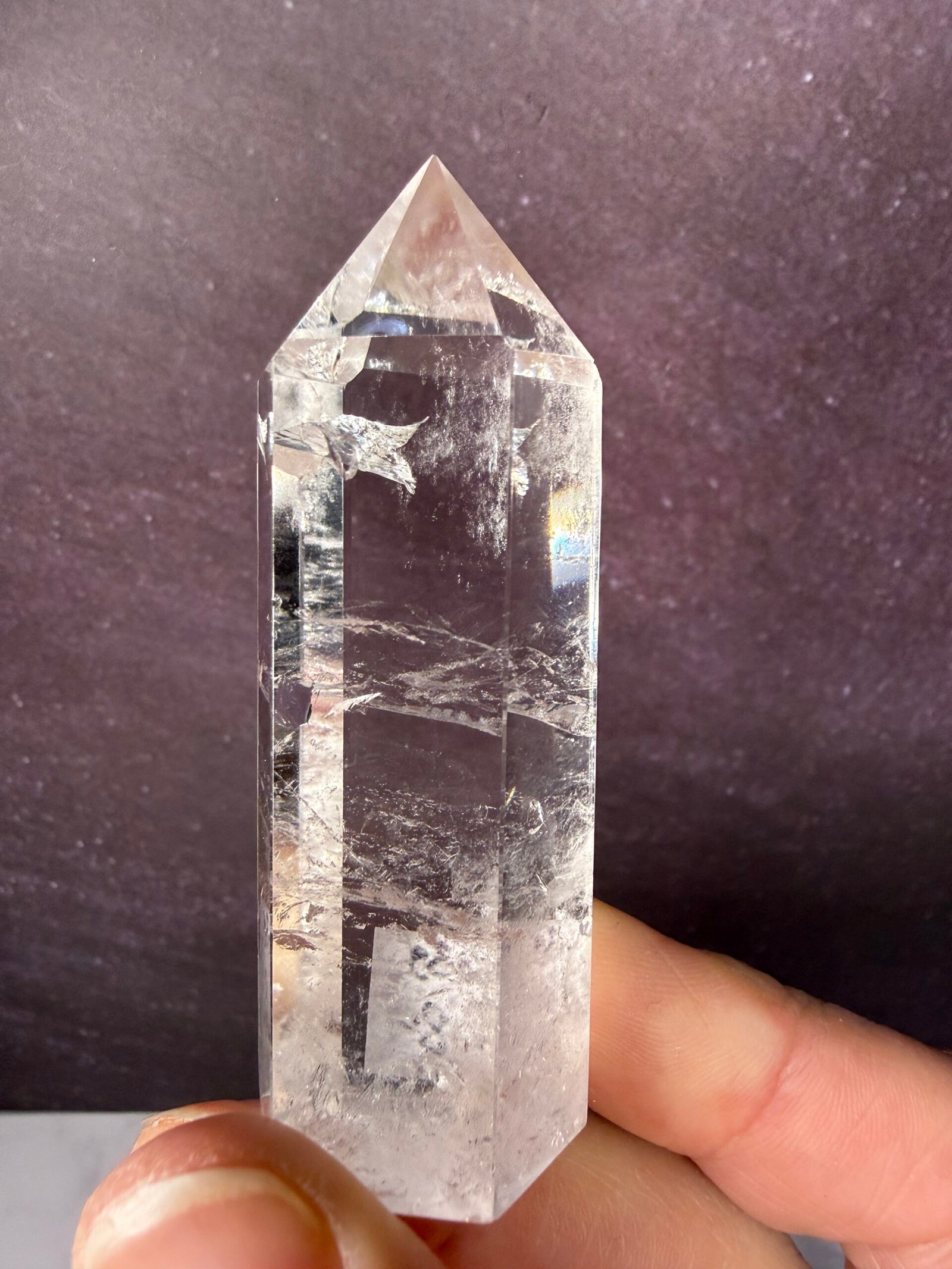 Clear Quartz Tower