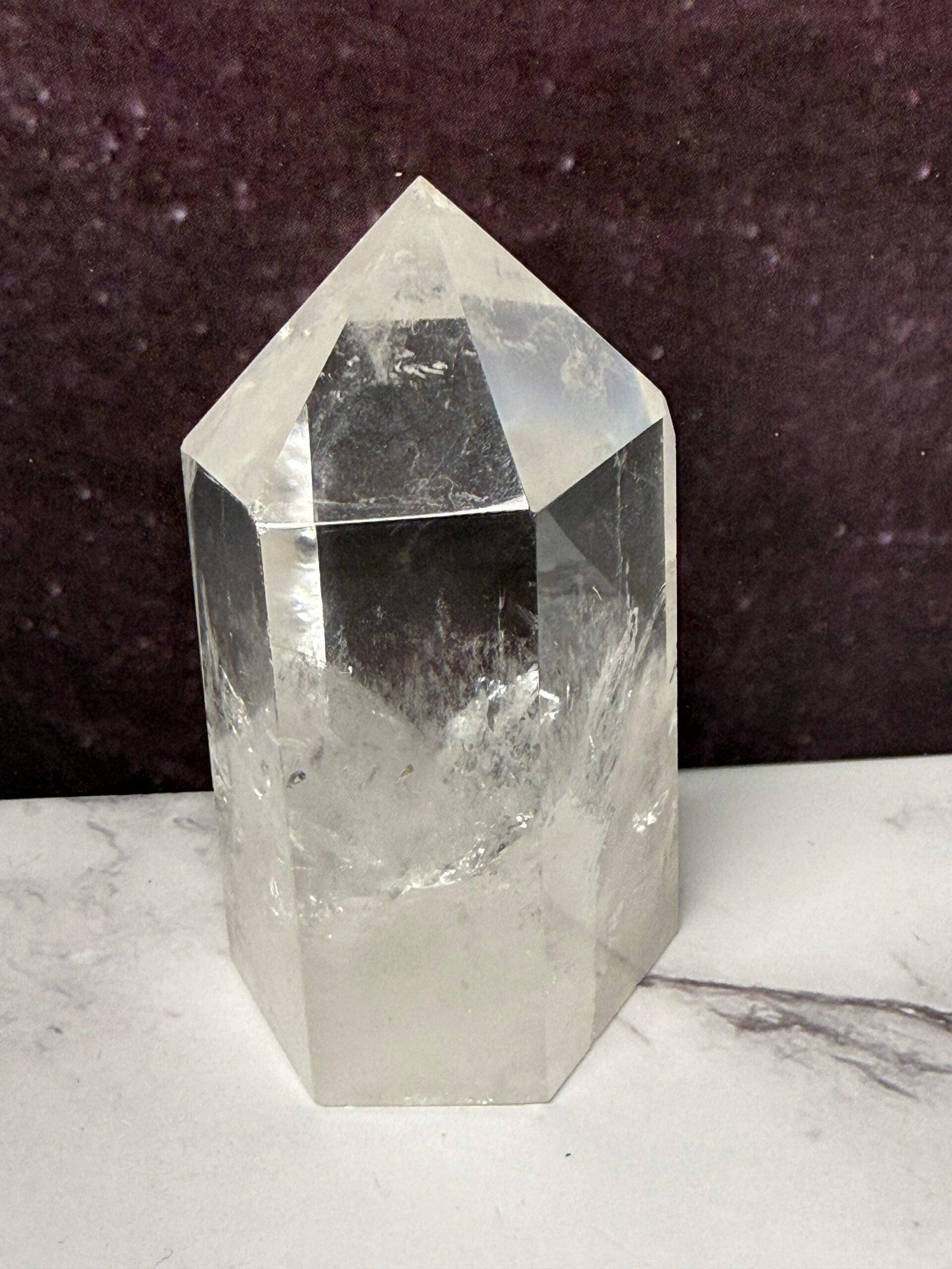 Clear Quartz Tower