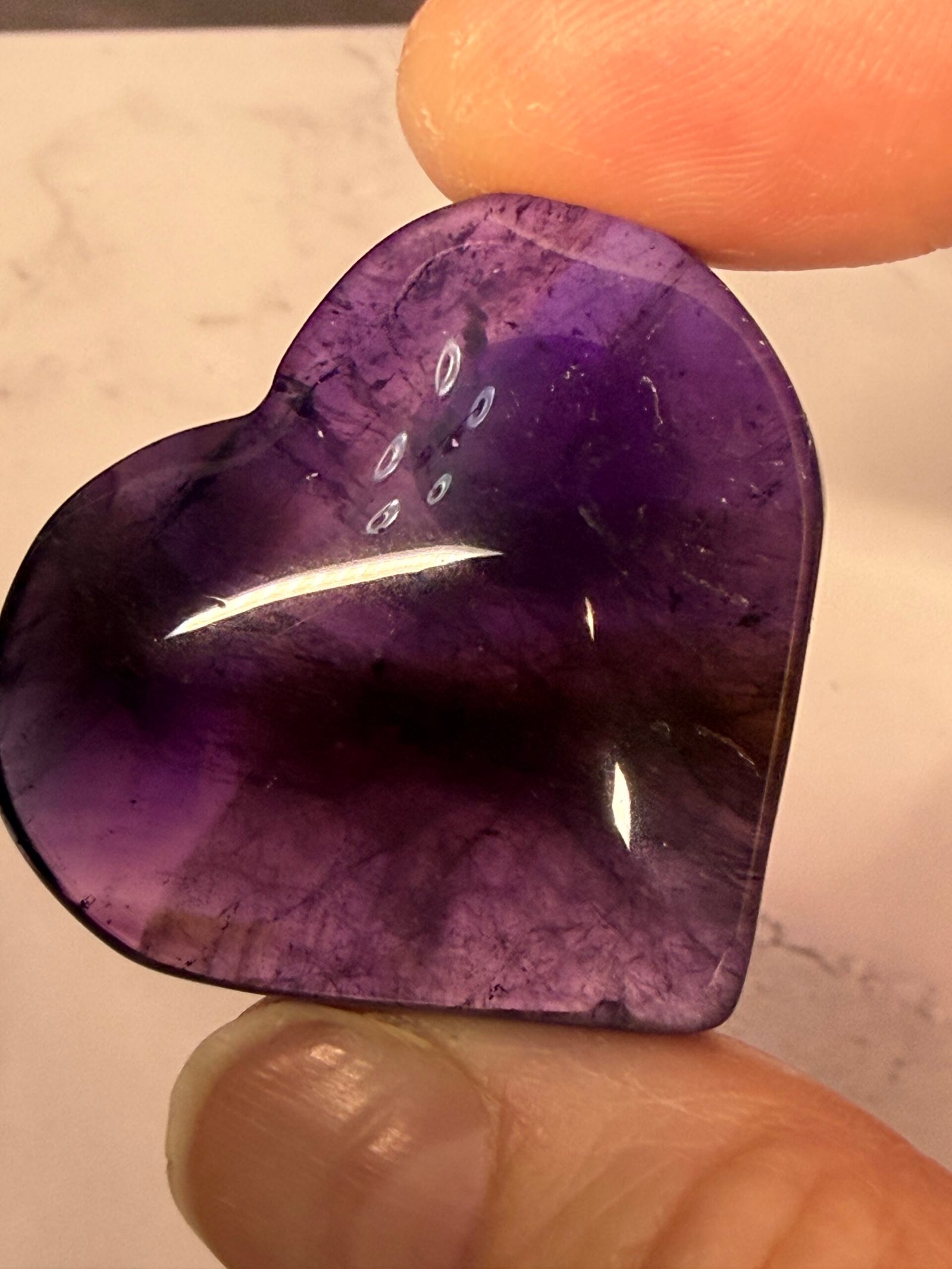 Amethyst Small Heart - Image 7