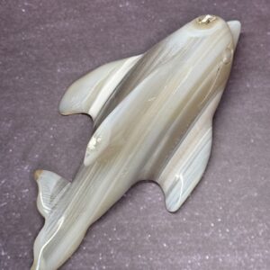Agate Dolphin Carving
