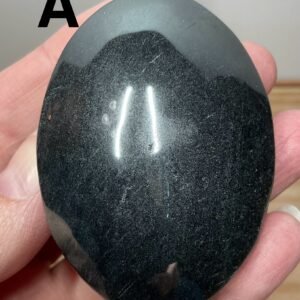 Hematite Palm Stone