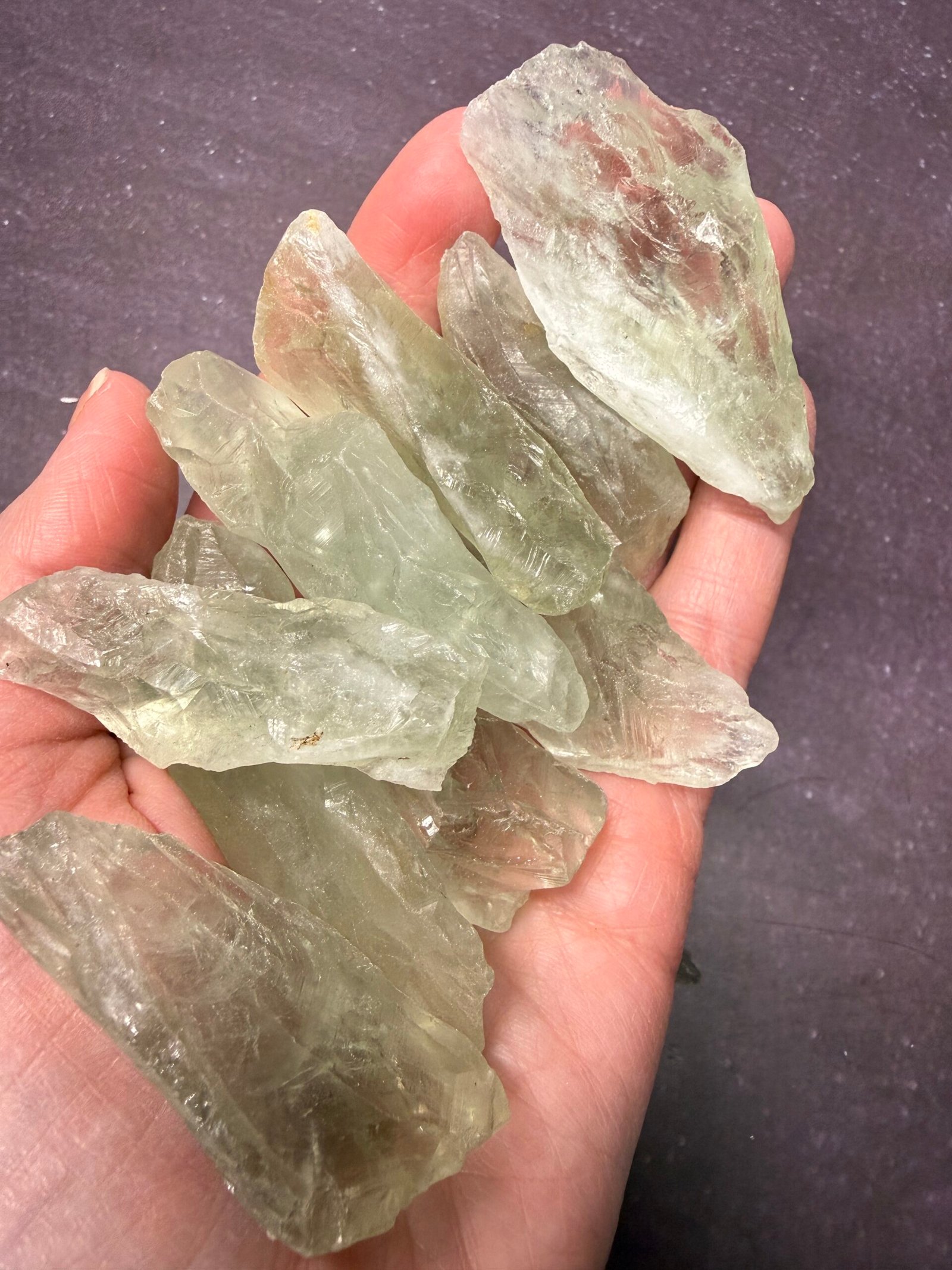 Prasiolite (Green Amethyst) Rough