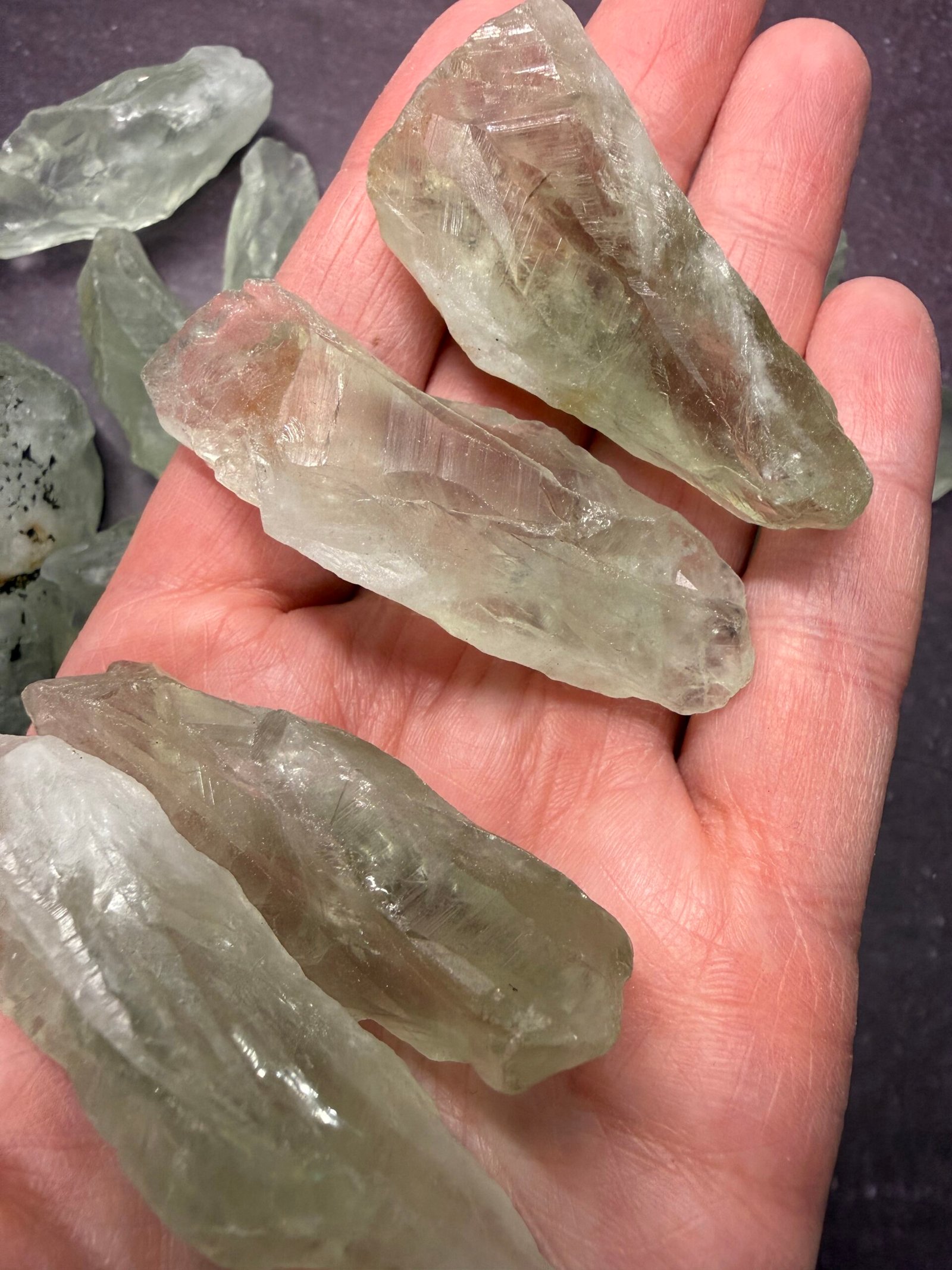 Prasiolite (Green Amethyst) Rough - Image 4