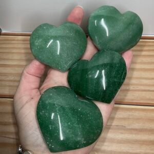 Green Aventurine Heart Palm Stone