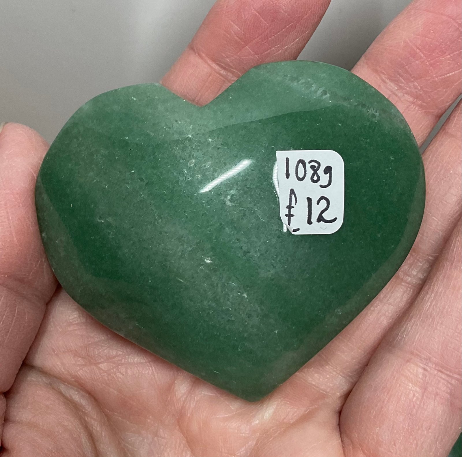 Green Aventurine Heart Palm Stone - Image 7