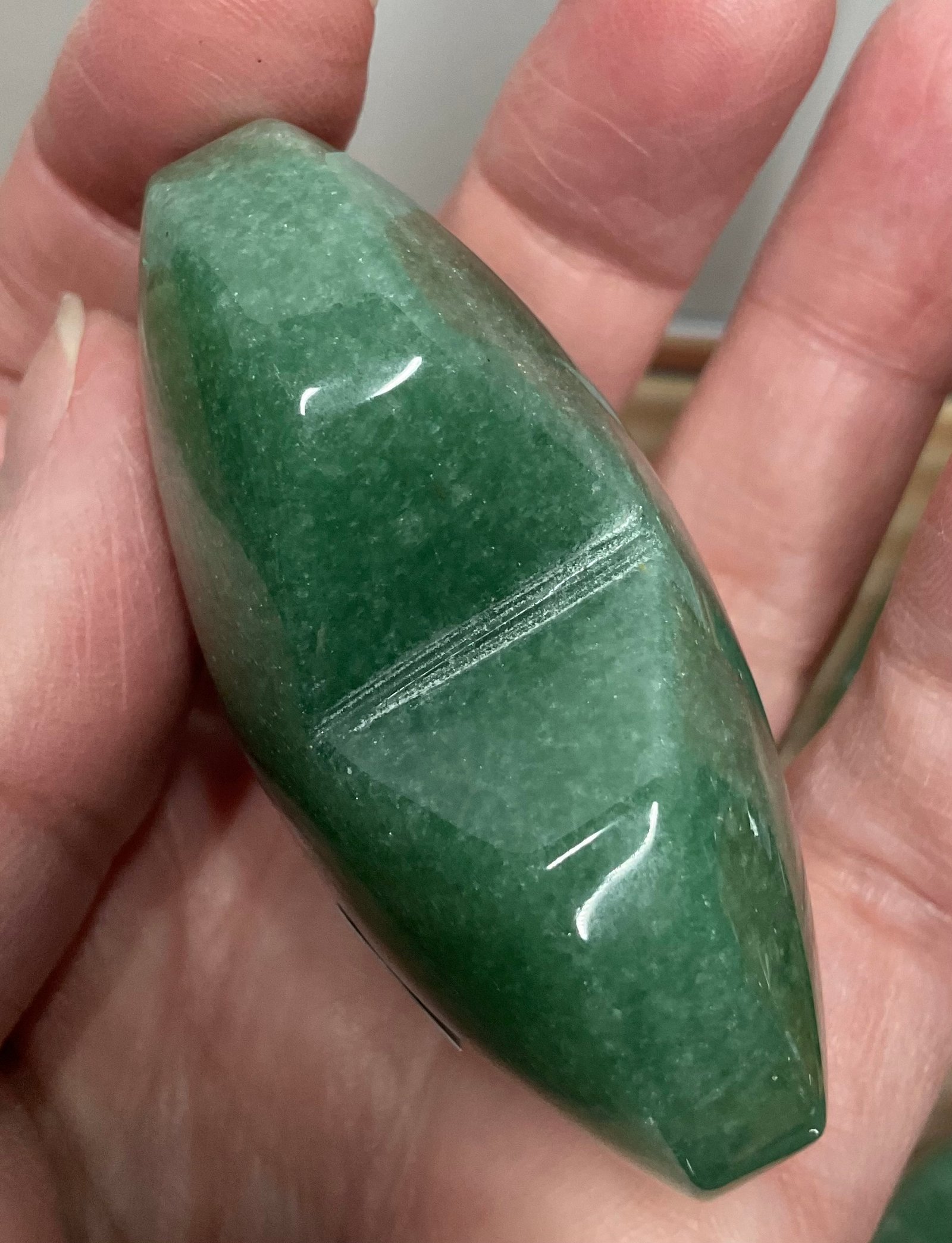 Green Aventurine Heart Palm Stone - Image 14