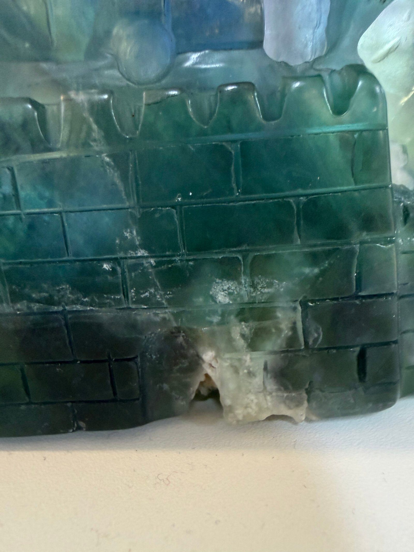 Large Fluorite Dragon Carving - Image 2