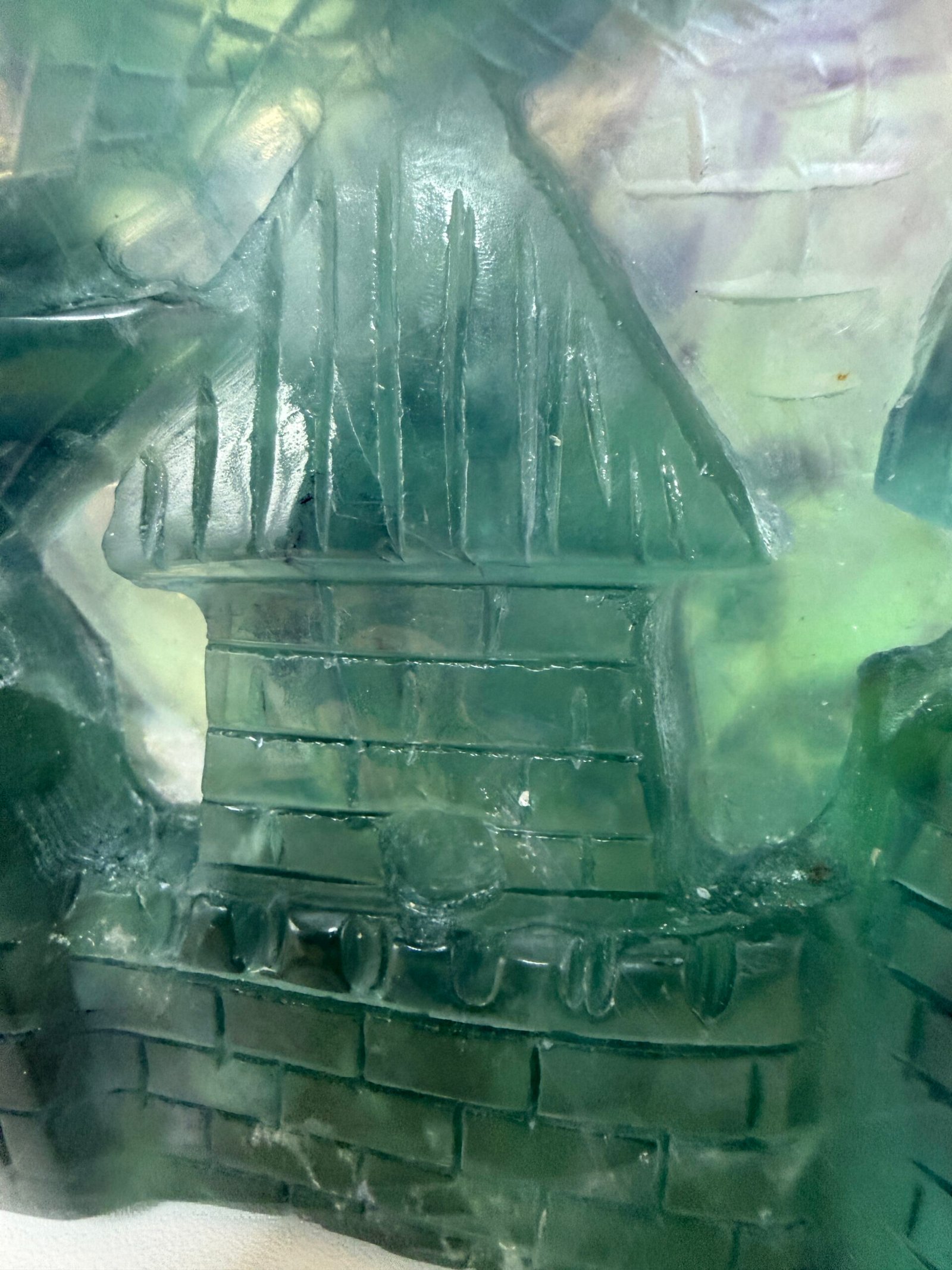 Large Fluorite Dragon Carving - Image 11